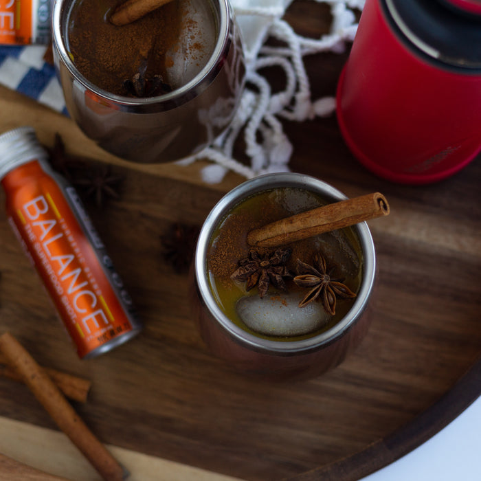 Turmeric Chai Cocktail in EcoVessel PORT