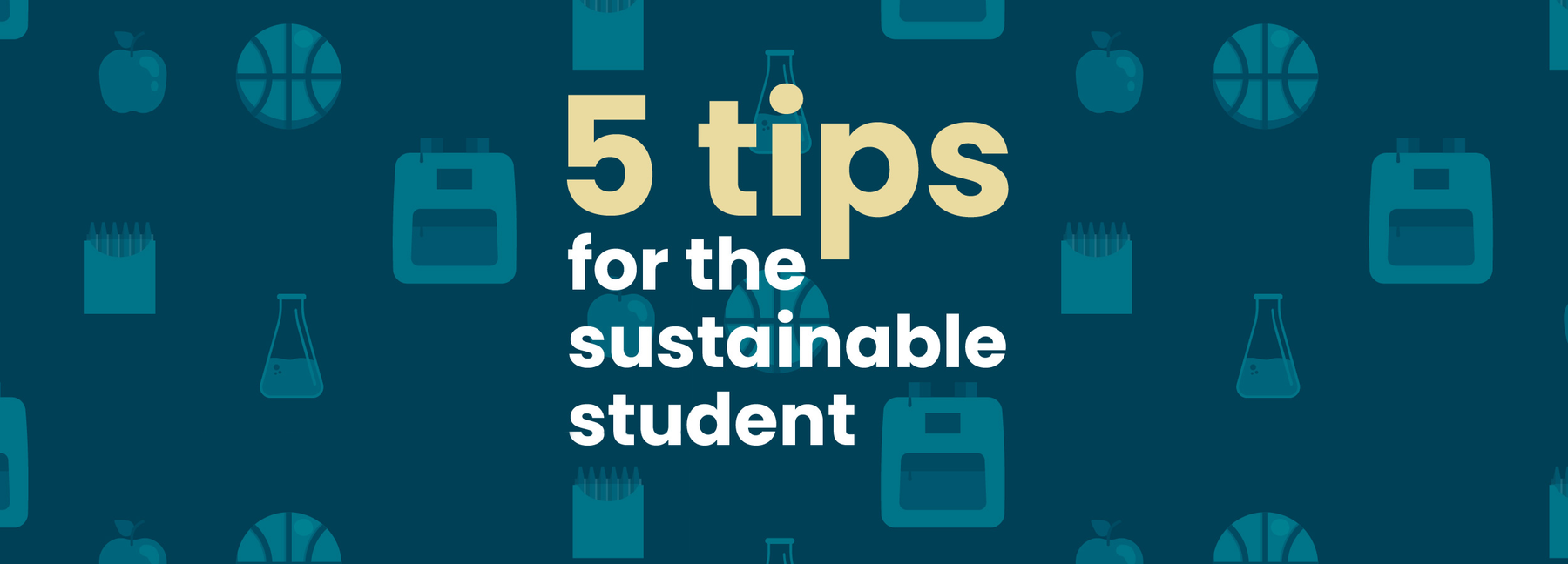 5 Tips for The Sustainable Student