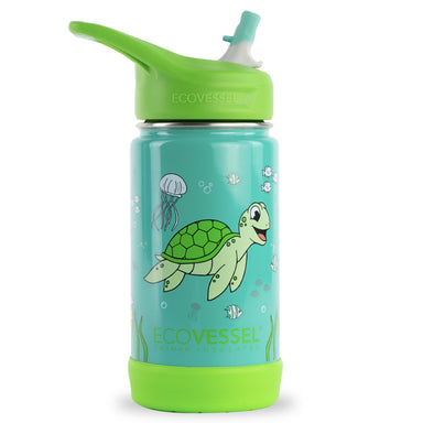 EcoVessel Kids Science Cat Splash Water Bottle 12 oz