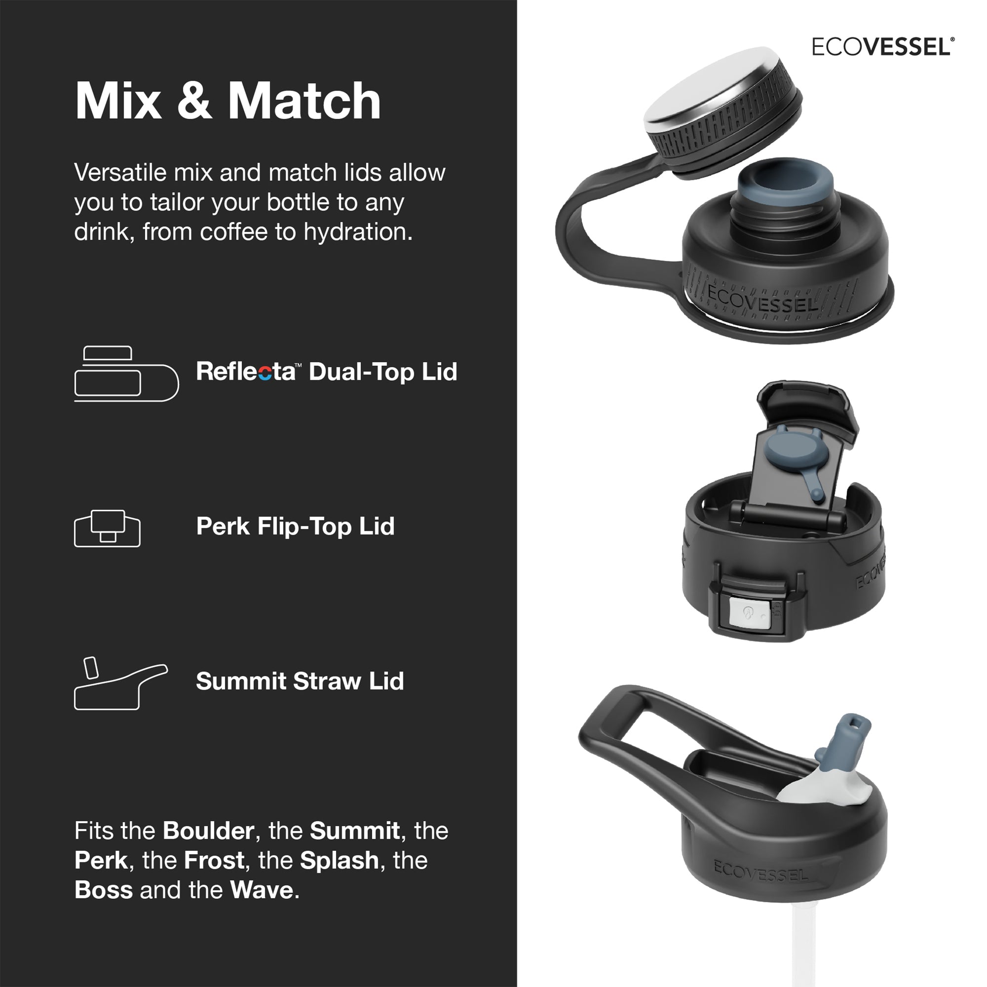 Vacuum Insulated Stainless Steel Water Bottle – EcoVessel