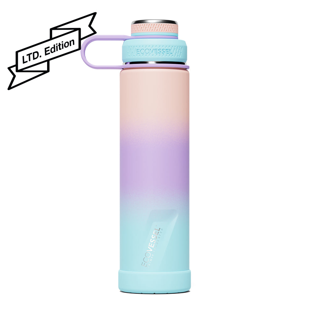 Ecovessel Aspen Stainless Steel Water Bottle - Rainbow Shimmer