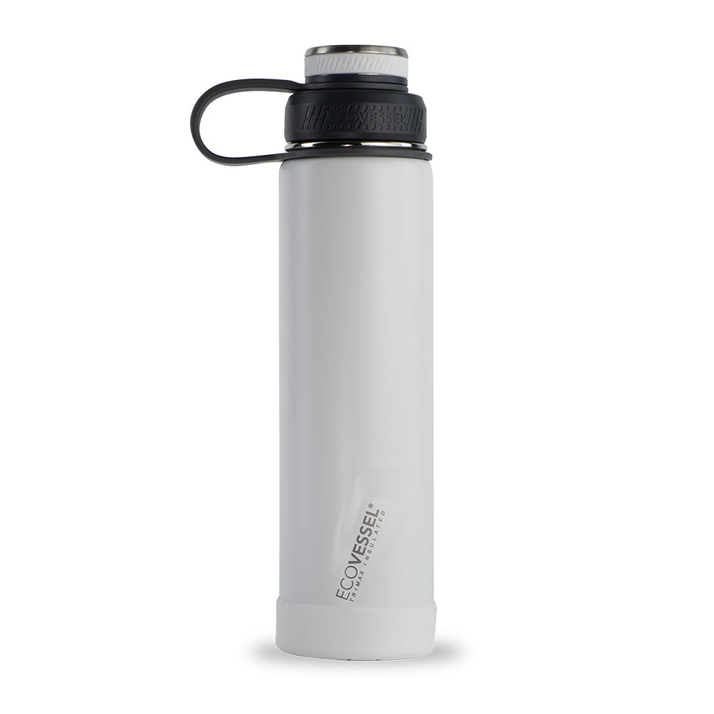 EcoVessel Whiteout Boulder Water Bottle 24 oz