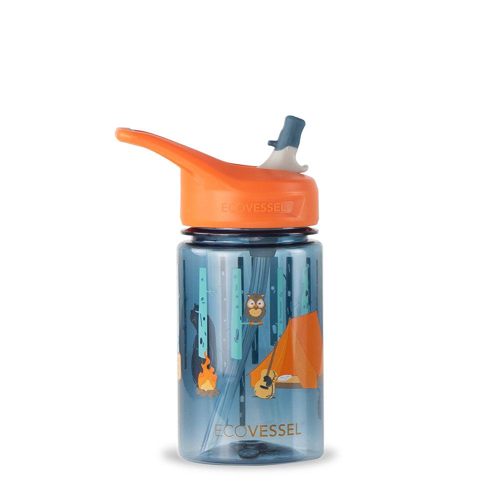 EcoVessel Kids Science Cat Splash Water Bottle 12 oz