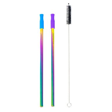 Rainbow Metal Straws