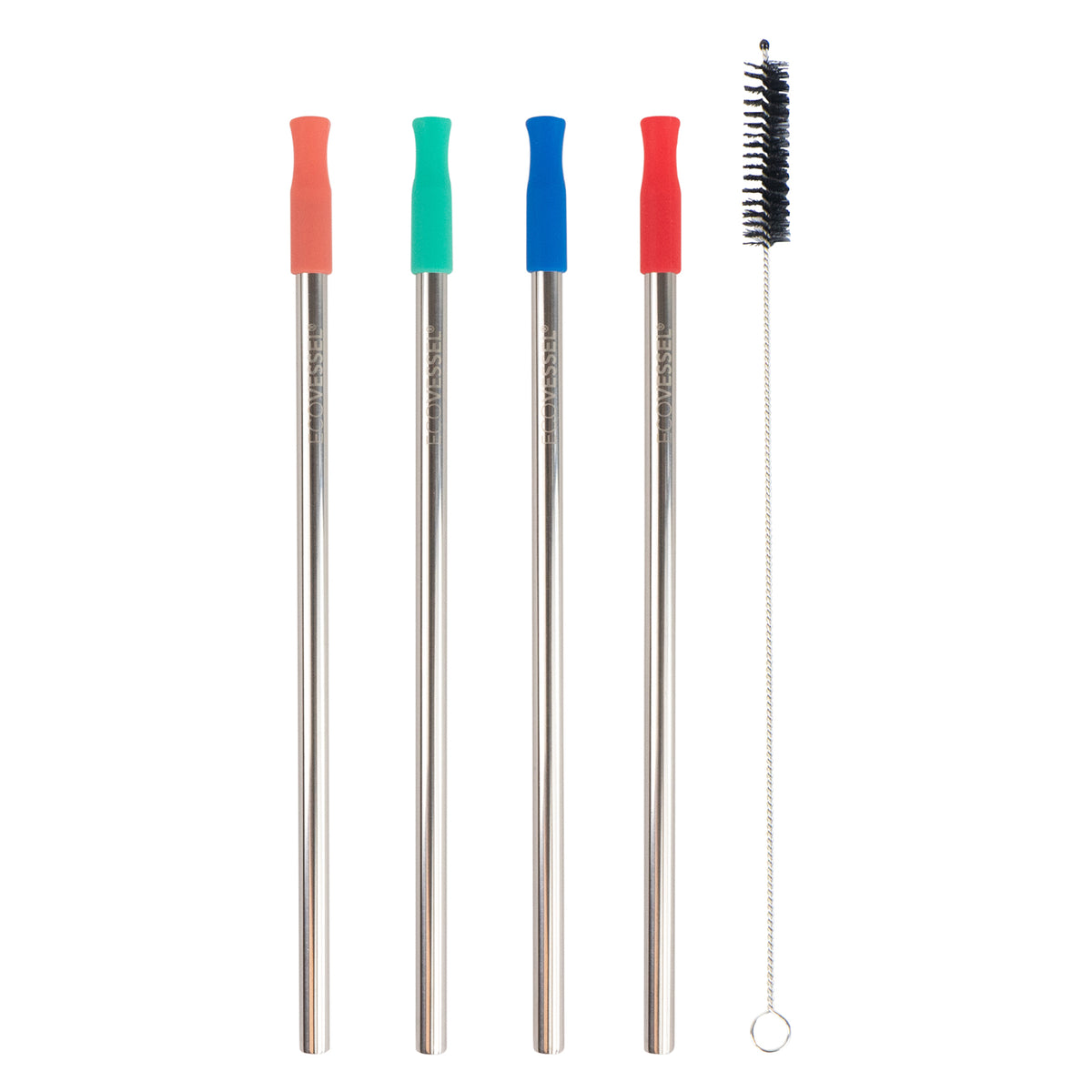 Stainless Steel Straws Set (x4)