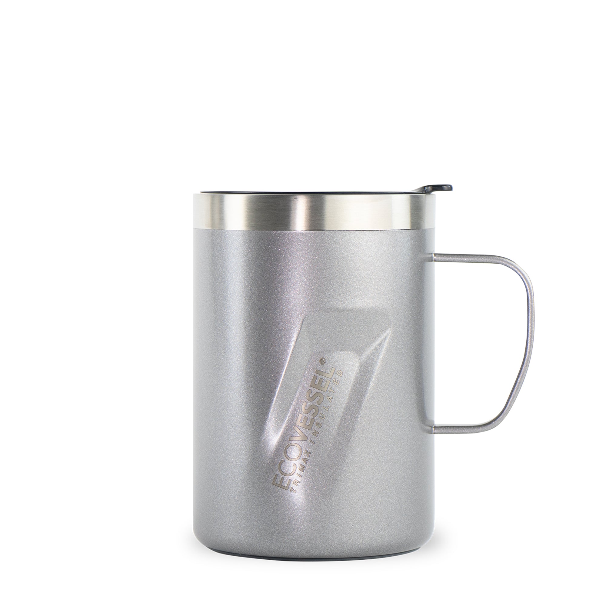 Keurig Stainless Steel Travel Mug, Silver/Black, 12 oz
