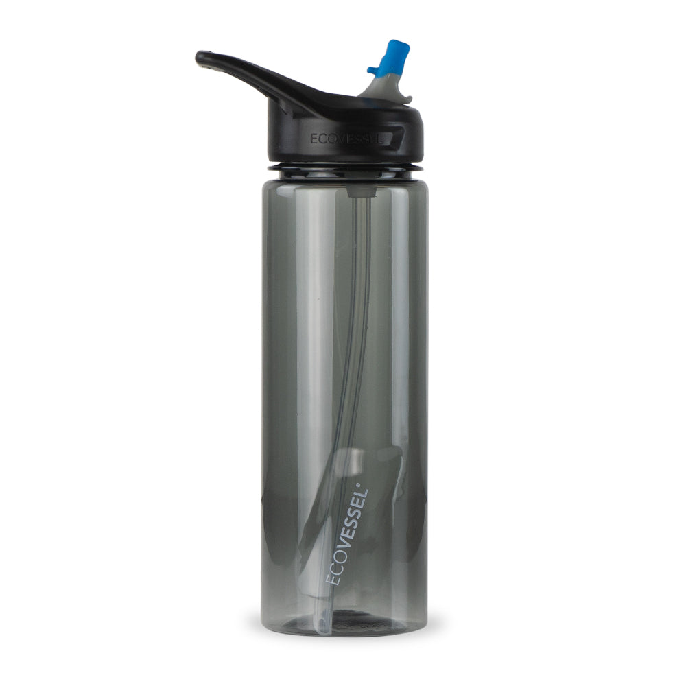 Wave 24oz Water Bottle - Black Shadow