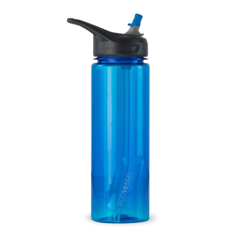 23 oz. BPA free Plastic Sports Water Bottle w/ Carry Handle